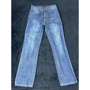Fe Foeyal Mens Blue Denim Jeans Pants Straight Leg Size 30